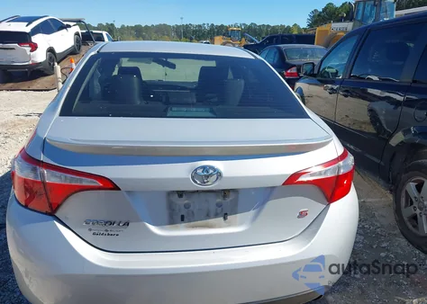 2016 Toyota Corolla S Plus z USA, uszkodzony, nr VIN 2T1BURHE2GC596097